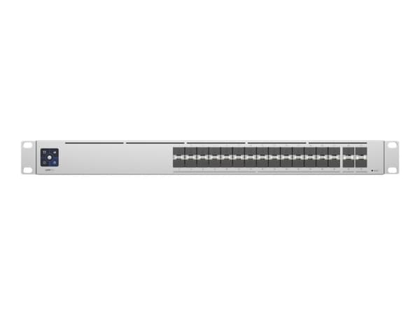 Ubiquiti UniFi Switch Pro Aggregation - Switch - 28 x 10 Gigabit SFP+ + 4 x 25 Gigabit SFP28 - monterbar på stativ