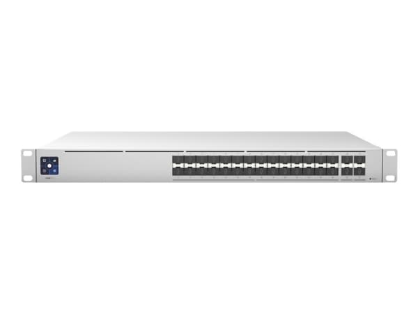 Ubiquiti UniFi Switch Pro Aggregation - Switch - 28 x 10 Gigabit SFP+ + 4 x 25 Gigabit SFP28 - monterbar på stativ