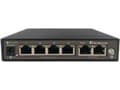 Miniatyrbild 3 av 3: LevelOne FEP-0631 - Switch - ohanterad - 4 x 10/100 (PoE) + 2 x 10/100 (upplänk) - skrivbordsmodell - PoE (60 W)