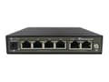 Miniatyrbild 2 av 3: LevelOne FEP-0631 - Switch - ohanterad - 4 x 10/100 (PoE) + 2 x 10/100 (upplänk) - skrivbordsmodell - PoE (60 W)