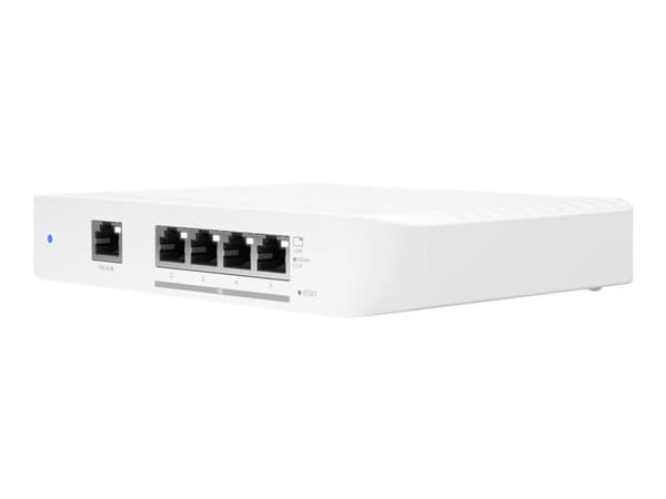 Ubiquiti USW Flex XG - Switch - Administrerad - 4 x 100/1000/2.5G/5G/10GBase-T + 1 x 10/100/1000 (PoE+) - skrivbordsmodell - PoE+ Vit