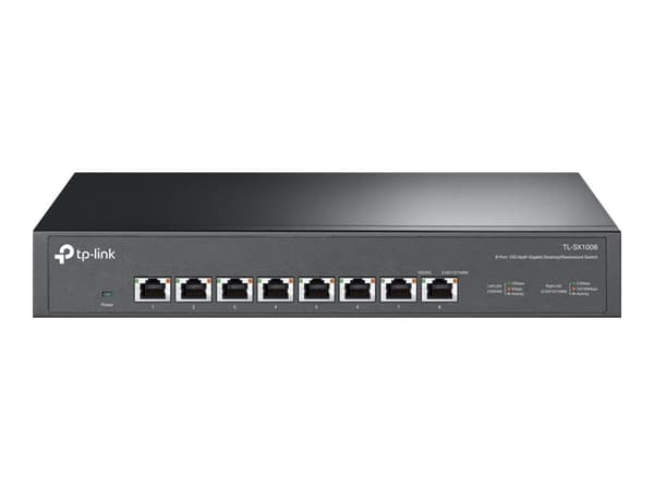 TP-Link TL-SX1008, Hallitsematon, 10G Ethernet (100/1000/10000), Telineasennus, 1U