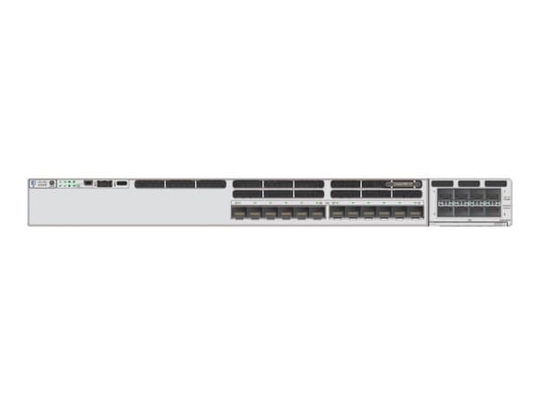 Cisco Catalyst C9300X-12Y-A, Hallittu, L3, Telineasennus