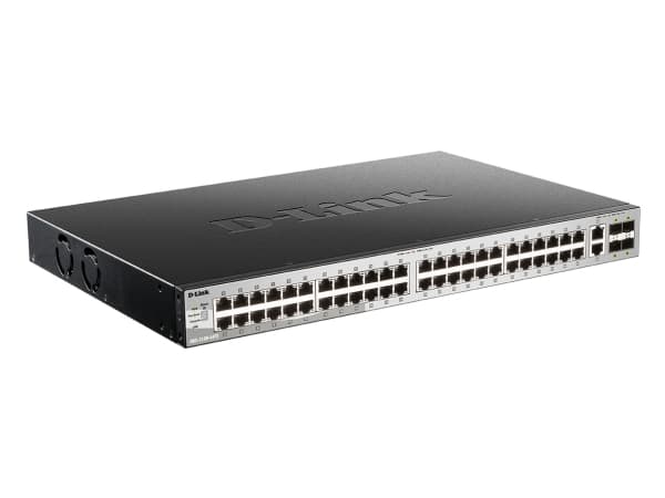 D-Link DGS-3130-54TS/E, Managed, L3, Gigabit Ethernet (10/100/1000), Rackmontering