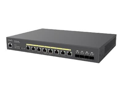 EnGenius Cloud Switch Series ECS2512FP - Switch - L2+ - Administrerad - 8 x 100/1000/2.5G + 4 x 10 Gigabit SFP+ - rackmonterbar - PoE++ (240 W)