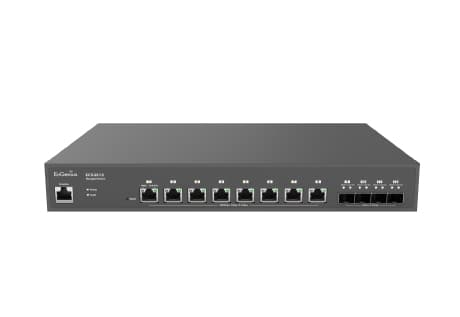 EnGenius ECS2512, hanterad, L2+, 2.5G Ethernet (100/1000/2500), Full duplex, Rackmontering Svart