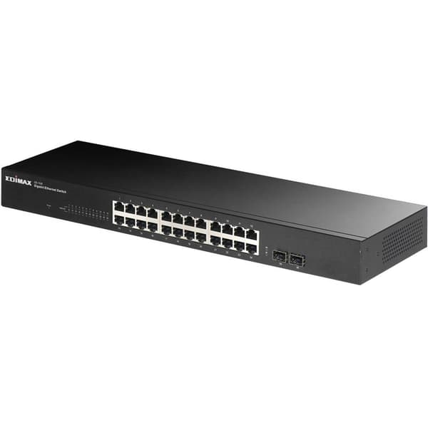 EDIMAX GS-1026 V3 Nätverks-switch 24 + 2 Port 10 / 100 / 1000 MBit/s