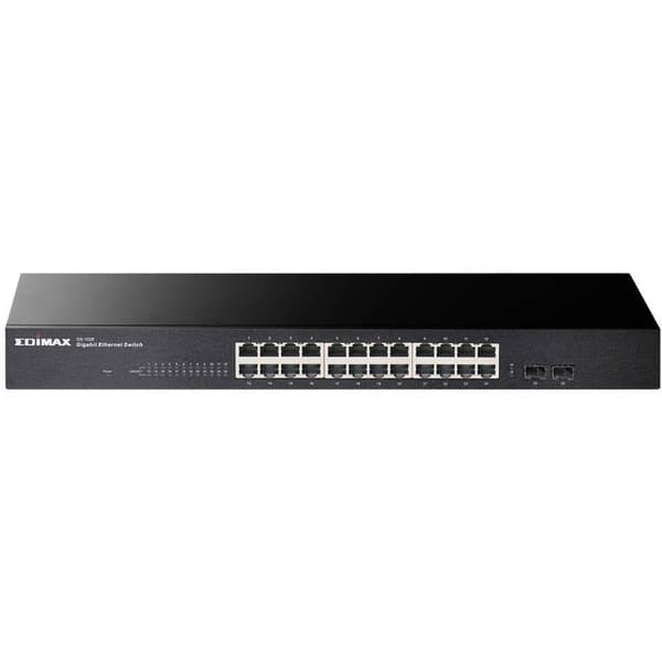 EDIMAX GS-1026 V3 Nätverks-switch 24 + 2 Port 10 / 100 / 1000 MBit/s