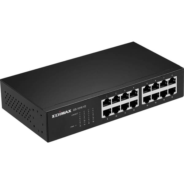 EDIMAX GS-1016 V2 Nätverks-switch 16 Port 10 / 100 / 1000 MBit/s
