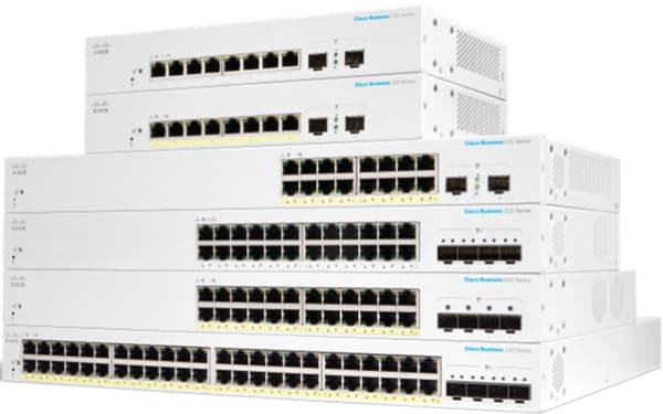 Cisco CBS220-48P-4G-EU, Hallittu, L2, Gigabit Ethernet (10/100/1000), Power over Ethernet -tuki, Telineasennus