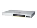 Miniatyrbilde 2 av 5: Cisco Business 220 Series CBS220-24P-4G - Switch - smart - 24 x 10/100/1000 (PoE+) + 4 x Gigabit SFP (opplink) - rackmonterbar - PoE+ (195 W)