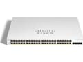 Miniatyrbild 5 av 5: Cisco Business 220 Series CBS220-48P-4X - Switch - smart - 48 x 10/100/1000 (PoE+) + 4 x 10 Gigabit SFP+ (upplänk) - rackmonterbar - PoE+ (382 W)