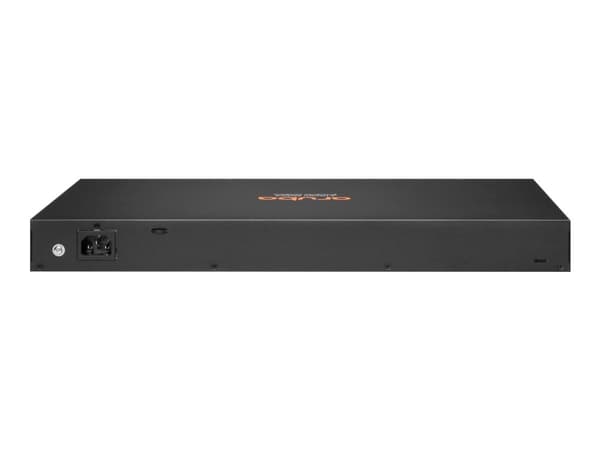 HPE Aruba 6100 24G Class4 PoE 4SFP+ - Switch - Administrerad - 24 x 10/100/1000 (PoE+) + 4 x 1 Gigabit / 10 Gigabit SFP+ - sida till sida luftflöde -