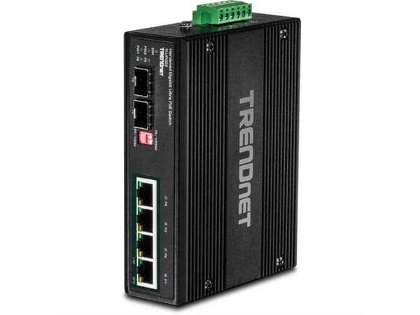 Trendnet TI-UPG62, Hallitsematon, L2, Gigabit Ethernet (10/100/1000), Täysin kaksipuolinen, Power over Ethernet -tuki, Seinäkiinnitteinen