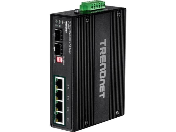 Trendnet TI-UPG62, Hallitsematon, L2, Gigabit Ethernet (10/100/1000), Täysin kaksipuolinen, Power over Ethernet -tuki, Seinäkiinnitteinen