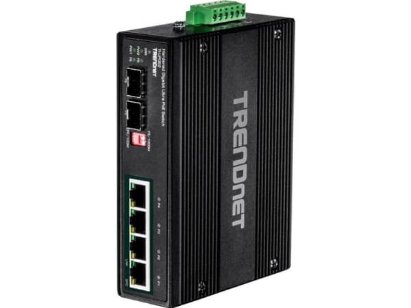 Trendnet TI-UPG62, Hallitsematon, L2, Gigabit Ethernet (10/100/1000), Täysin kaksipuolinen, Power over Ethernet -tuki, Seinäkiinnitteinen musta