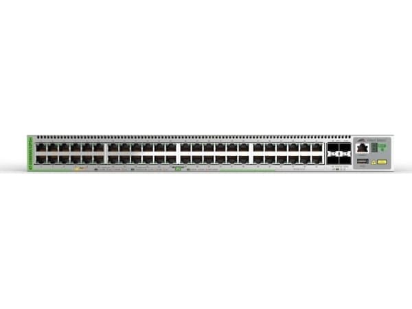 Allied Telesis CentreCOM AT-GS980MX/52PSM - Switch - L3 - Styrt - 40 x 10/100/1000 (PoE+) + 8 x 100/1000/2.5G/5G (PoE+) + 4 x 1 Gigabit / 10 Gigabit