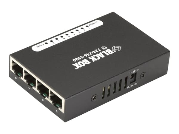 Black Box LBS008A, Hallitsematon, L2, Fast Ethernet (10/100), Täysin kaksipuolinen