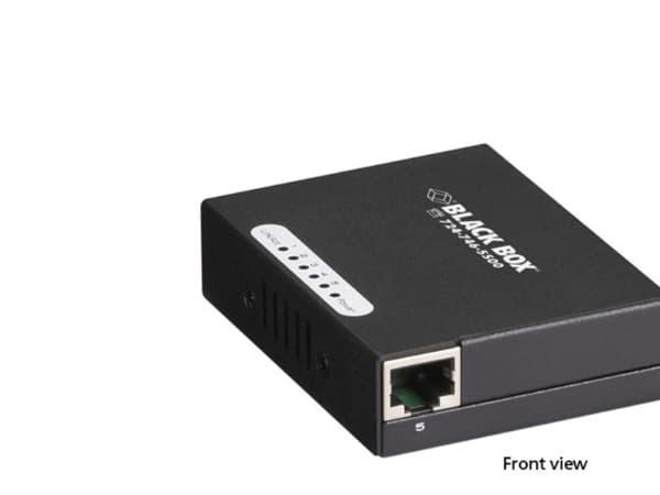 Black Box LBS005A, Uhåndtert, Fast Ethernet (10/100) Sort