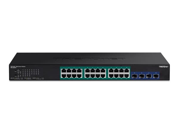 Trendnet TPE-30284, Hallittu, L2/L4, Gigabit Ethernet (10/100/1000), Power over Ethernet -tuki, Telineasennus, 1U