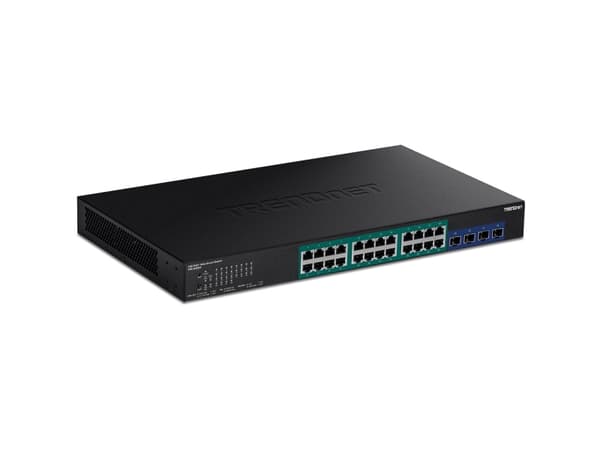 Trendnet TPE-30284, Hallittu, L2/L4, Gigabit Ethernet (10/100/1000), Power over Ethernet -tuki, Telineasennus, 1U