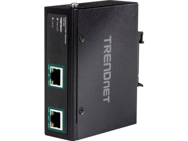 Trendnet TI-E100, Nätverkssändare, 100 m, 2000 Mbit/s, 10,100,1000 Mbit/s, Fullständig, Halv, 2000 poster