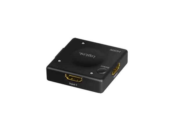 LogiLink HD0041, HDMI, ABS, Sort, 60 Hz, 480i, 480p, 576i, 576p, 720p, 1080i, 1080p, 2,5 Gbit/s