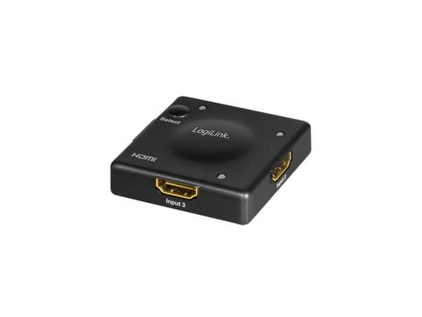LogiLink HD0041, HDMI, ABS, Sort, 60 Hz, 480i, 480p, 576i, 576p, 720p, 1080i, 1080p, 2,5 Gbit/s