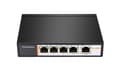 Miniatyrbild 3 av 5: LUPUSNET - Switch - ohanterad - 4 x 10/100 (PoE) - skrivbordsmodell - PoE (60 W)