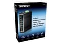 Miniatyrbild 3 av 5: TRENDnet TI-PG1284I - Switch - L2+ - Administrerad - 8 x 10/100/1000 (PoE+) + 4 x Gigabit SFP - DIN-skenmonterbar - PoE+ (240 W) - TAA-kompatibel
