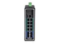 Miniatyrbild 5 av 5: TRENDnet TI-PG1284I - Switch - L2+ - Administrerad - 8 x 10/100/1000 (PoE+) + 4 x Gigabit SFP - DIN-skenmonterbar - PoE+ (240 W) - TAA-kompatibel