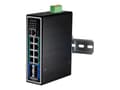 Miniatyrbild 1 av 5: TRENDnet TI-PG1284I - Switch - L2+ - Administrerad - 8 x 10/100/1000 (PoE+) + 4 x Gigabit SFP - DIN-skenmonterbar - PoE+ (240 W) - TAA-kompatibel