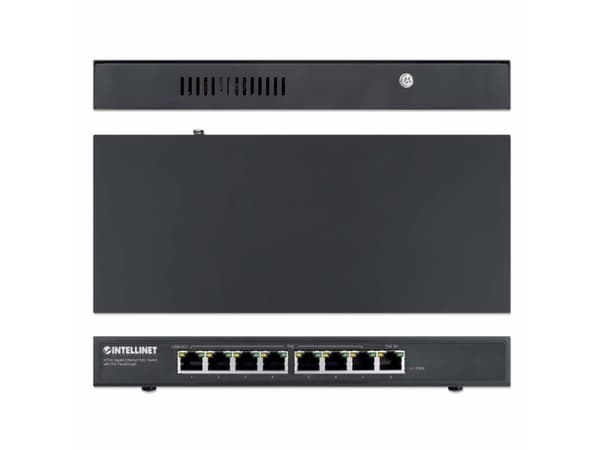 Intellinet 561679, Gigabit Ethernet (10/100/1000), Strömförsörjning via Ethernet (PoE) stöd