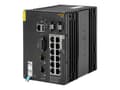Miniatyrbild 1 av 5: HPE Aruba 4100i - Switch - 8 x 10/100/1000 (PoE Class 4) + 4 x 10/100/1000 (PoE Class 6) + 2 x SFP+ - DIN-skenmonterbar - PoE Class 4 / PoE Class 6