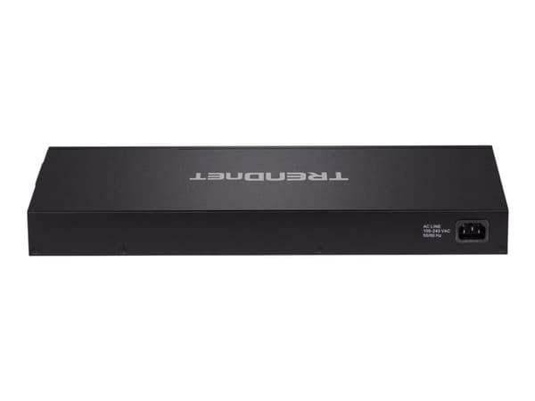 Trendnet TPE-3018LS, Hallittu, Gigabit Ethernet (10/100/1000), Täysin kaksipuolinen, Power over Ethernet -tuki, Telineasennus, 1U