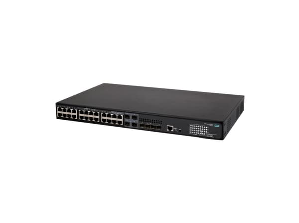 HPE FlexNetwork 5140 24G PoE+ 4SFP+ EI - Switch - L3 - smart - 24 x 10/100/1000 (PoE+) + 4 x kombo 10/100/1000Base-T (PoE+)/100/1000Base-X SFP + 4 x