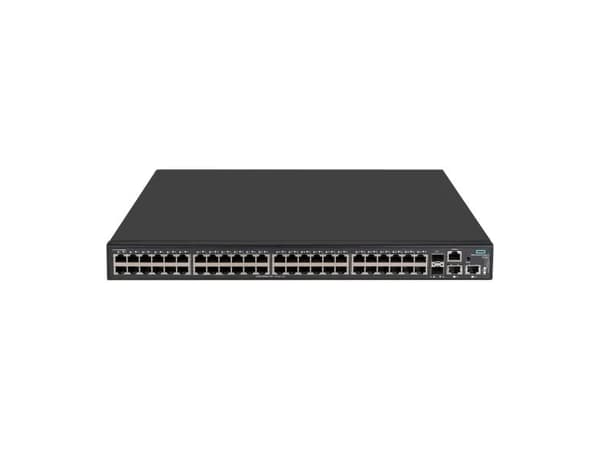 HPE FlexNetwork 5140 48G POE+ 2SFP+ 2XGT EI - Switch - L3 - smart - 48 x 10/100/1000 (PoE+) + 2 x 1 Gigabit / 10 Gigabit SFP+ + 2 x 10 Gigabit Ethern