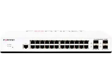 Fortinet FS-124F, Hallittu, L2, Gigabit Ethernet (10/100/1000), Telineasennus, 1U