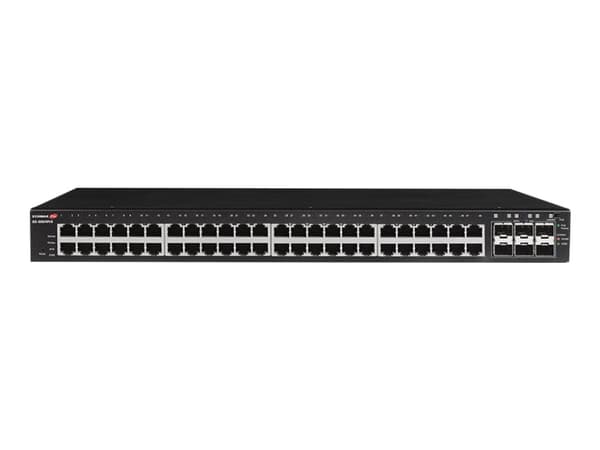 Edimax Pro GS-5654PLX - Kytkin - älykäs - 48 x 10/100/1000 (PoE+) + 6 x 10 Gigabit SFP+ (uplink) - työpöytä, monterbar på stativ - PoE+ (400 W)
