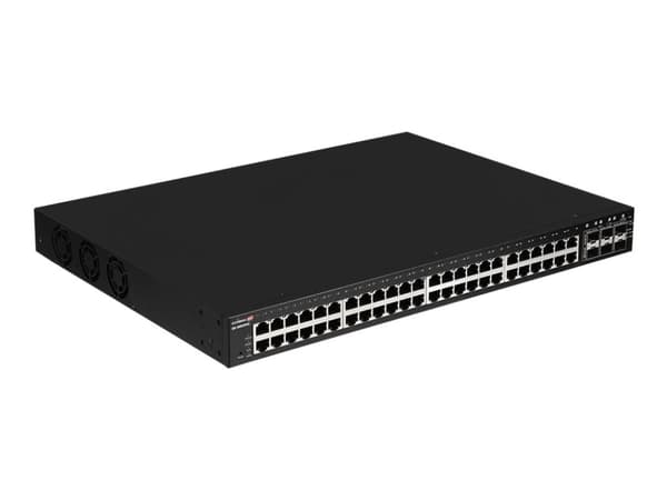 Edimax Pro GS-5654PLX - Kytkin - älykäs - 48 x 10/100/1000 (PoE+) + 6 x 10 Gigabit SFP+ (uplink) - työpöytä, monterbar på stativ - PoE+ (400 W)