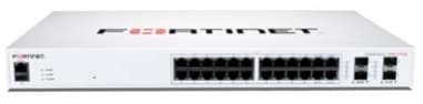 Fortinet FortiSwitch 124F-POE - Switch - Administrerad - 12 x 10/100/1000 (PoE+) + 4 x 10 Gigabit SFP+ - luftflöde från sida till baksida - rackmonte