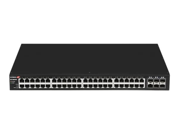Edimax Pro GS-5654LX - Switch - smart - 48 x 10/100/1000 + 6 x 10 Gigabit SFP+ (opplenke) - rackmonterbar, stasjonær