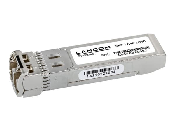 LANCOM SFP-LR40-LC10 - SFP+ transceivermodul - 10GbE - 10GBase-ER - SFP+ / LC-enkeltmodus - opp til 40 km - 1550 nm