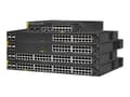 Miniatyrbild 1 av 5: HPE Aruba 6000 24G Class4 PoE 4SFP 370W Switch - Switch - Administrerad - 24 x 10/100/1000 (PoE+) + 4 x Gigabit SFP - sida till sida luftflöde - rack