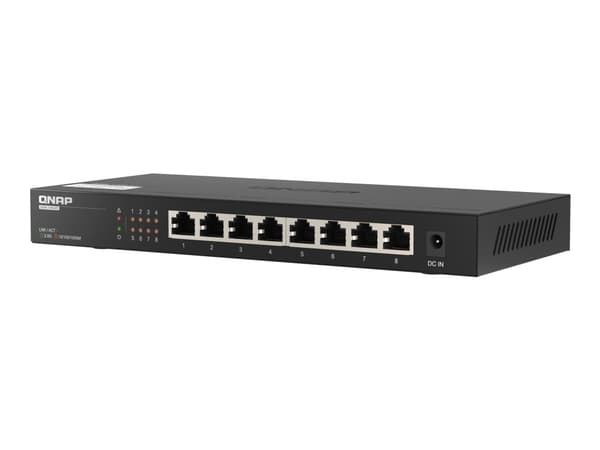 QNAP QSW-1108-8T - Switch - ikke-styrt - 8 x 10/100/1000/2.5G - stasjonær