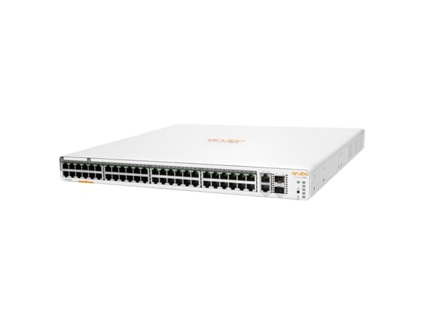 HPE Aruba Instant On 1960 48G 40p Class4 8p Class6 PoE 2XGT 2SFP+ 600W Switch - Kytkin - Administreret - 48 x 10/100/1000 + 2 x 10 Gigabit SFP+ + 2 x