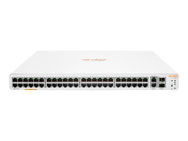 HPE Networking Instant On 1960 48G 2XGT 2SFP+ Switch - Switch - L2+ - smart - 48 x 10/100/1000 + 2 x 10 Gigabit SFP+ + 2 x 10 Gigabit Ethernet - stas Hvit