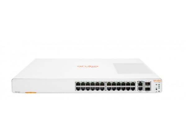 HPE Networking Instant On 1960 24G 2XGT 2SFP+ Switch - Switch - Styrt - 24 x 10/100/1000 + 2 x 10 Gigabit SFP+ + 2 x 100/1000/10GBase-T - rackmonterb