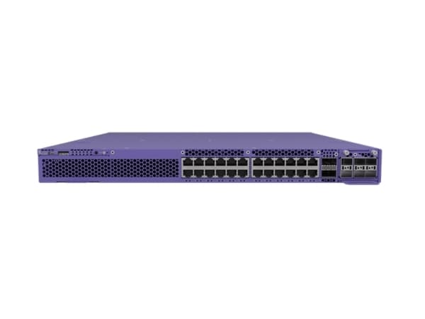 Extreme networks 5720-24MW, Managed, L2/L3, Gigabit Ethernet (10/100/1000), Full duplex, Power over Ethernet (PoE), Rack mounting Purppura