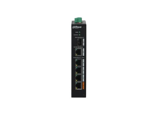 Dahua PoE Switch DAHUA PFS3106-4ET-60-V2 nätverksanslutning, obemannad Svart